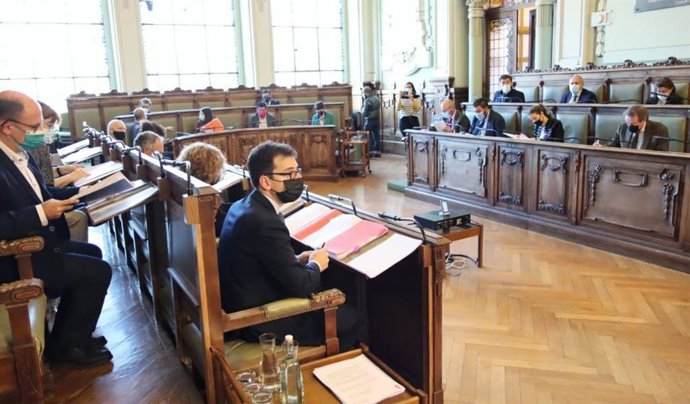 Pleno del Ayuntamiento de Valladolid.