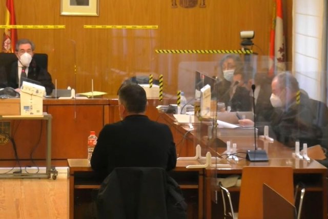 El jefe de la Brigada de Homicidios de Valladolid, durante el sexto día del juicio por el robo y crimen de la Plaza Circular.