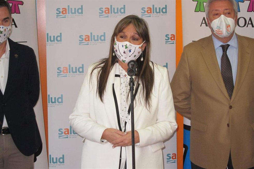 La consejera de Sanidad del Gobierno de Aragón, Sira Repollés.