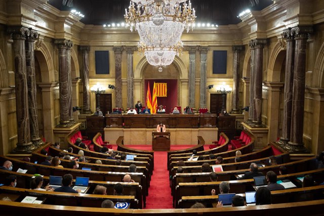 Pleno del Parlament.