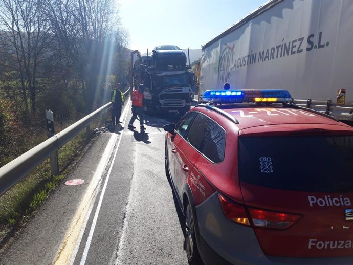 Imagen del accidente.