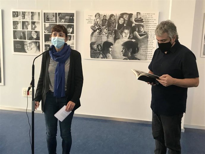 La exposición Gorda y fea muestra en la Biblioteca Rafael Azcona 73 dibujos de la novela gráfica de Marie-Noelle Hebert, editada por Pepitas