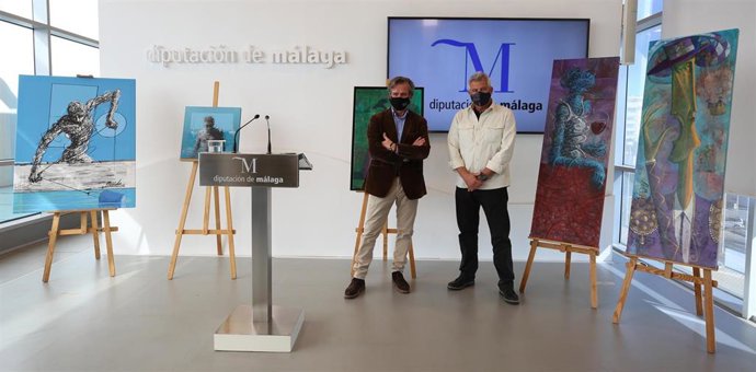 La Diputación de Málaga amplía el patrimonio artístico provincial con cinco cuadros del pintor Andrés Mérida
