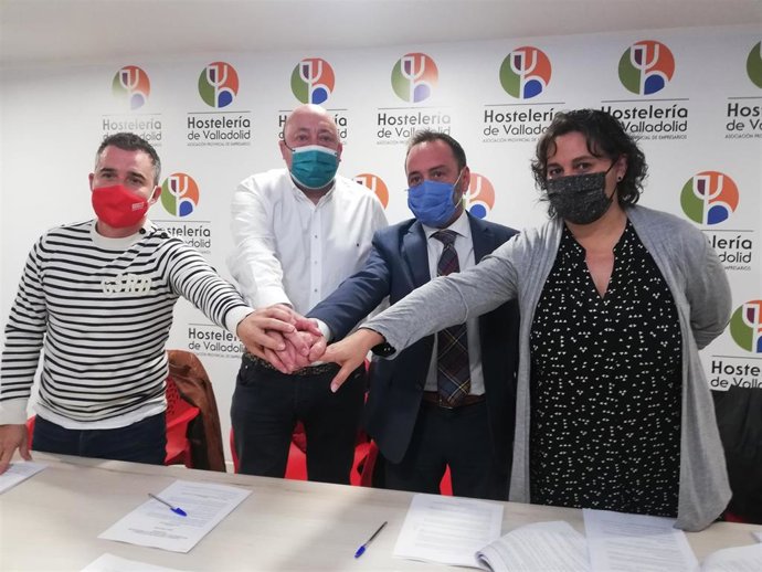 Firma del nuevo convenio para la Hostelería de Valladolid que pone fin al conflicto judicial