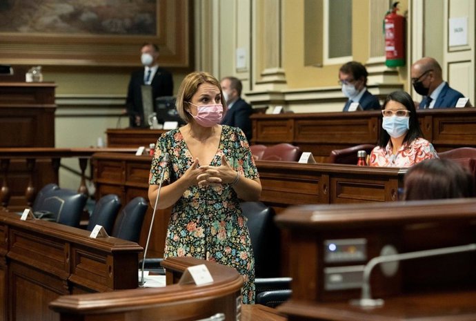 Archivo - La consejera de Derechos Sociales, Igualdad, Diversidad y Juventud del Gobierno de Canarias, Noemí Santana