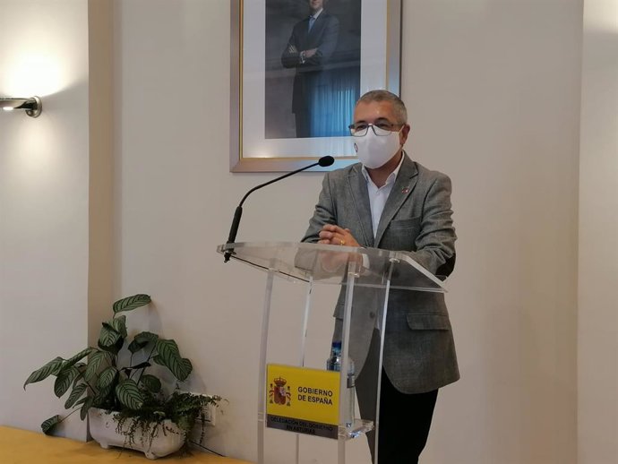 Hugo Morán en rueda de prensa.