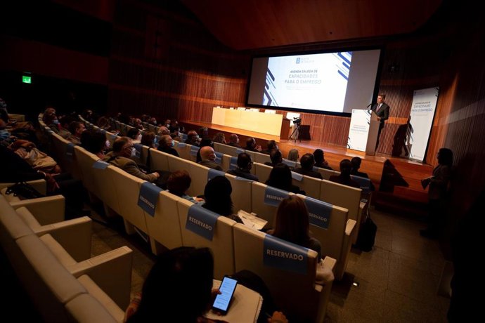 El presidente de la Xunta, Alberto Núñez Feijóo, asiste a la presentación de la Axenda Galega de Capacidades para o Emprego