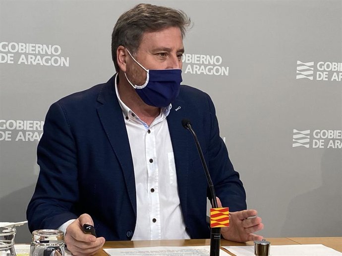 El consejero de Vertebración del Territorio, Movilidad y Vivienda del Gobierno de Aragón, José Luis Soro.