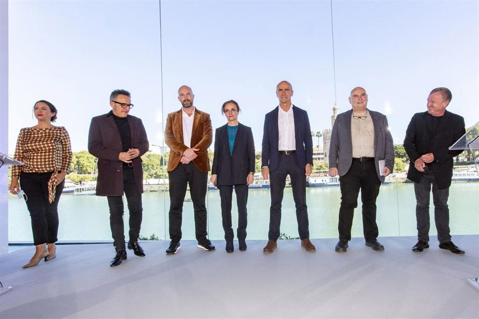 Acto de lectura de las nominaciones de los Premios EFA en Abades Triana, dentro de la programación del Festival de Cine de Sevilla.