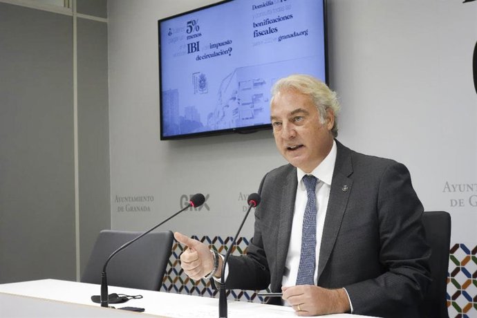 El concejal de Hacienda de Granada, José Antonio Huertas.