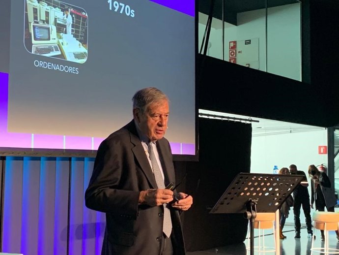 El profesor del IESE y presidente del CEIBS (China Europe International Business School), Pedro Nueno, este martes en Lleida.