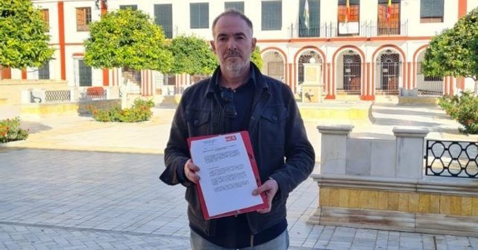 El portavoz del PSOE en el Ayuntamiento de Villalba del Alcor, Sebastián Fernández.