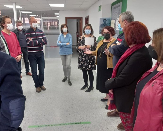 Visita del PSOE al SAE de Dúrcal