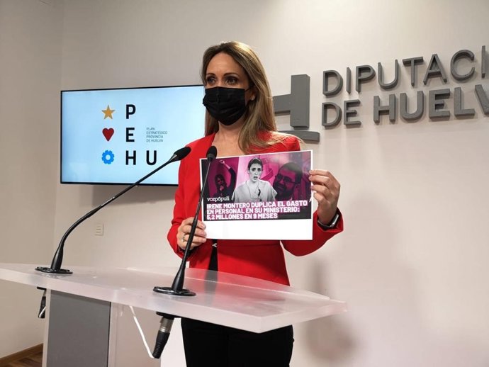 María Ponce, diputada provincial de Cs y coordinadora de la formación liberal en Huelva.
