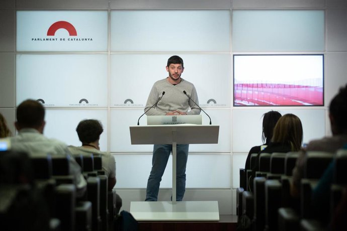 El diputado de la CUP en el Parlament Xavier Pellicer.