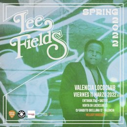El cantante estadounidense de soul Lee Fields actuará en Loco Club Valncia