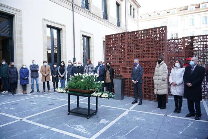 Ceremonia del 'Día de la Memoria' organizada por el Parlamento Vasco