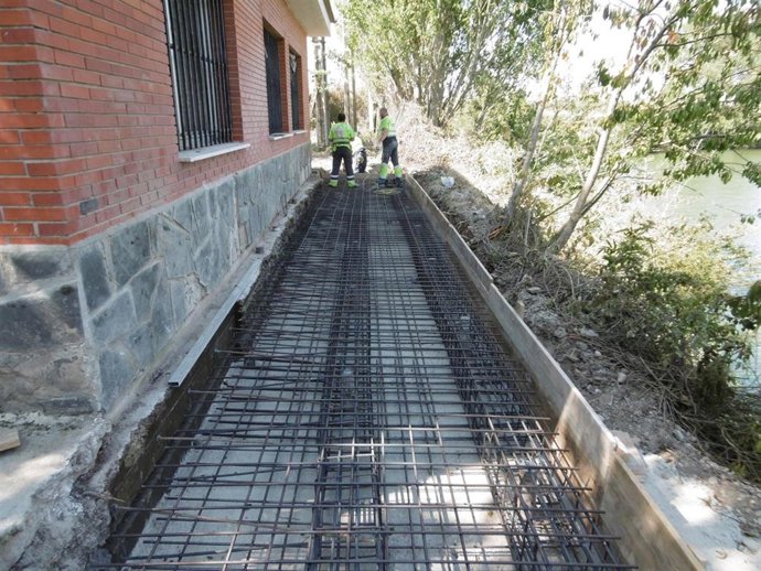 Finalizan las labores de estabilización del talud para mejorar la seguridad en el entorno del embalse de Leiva