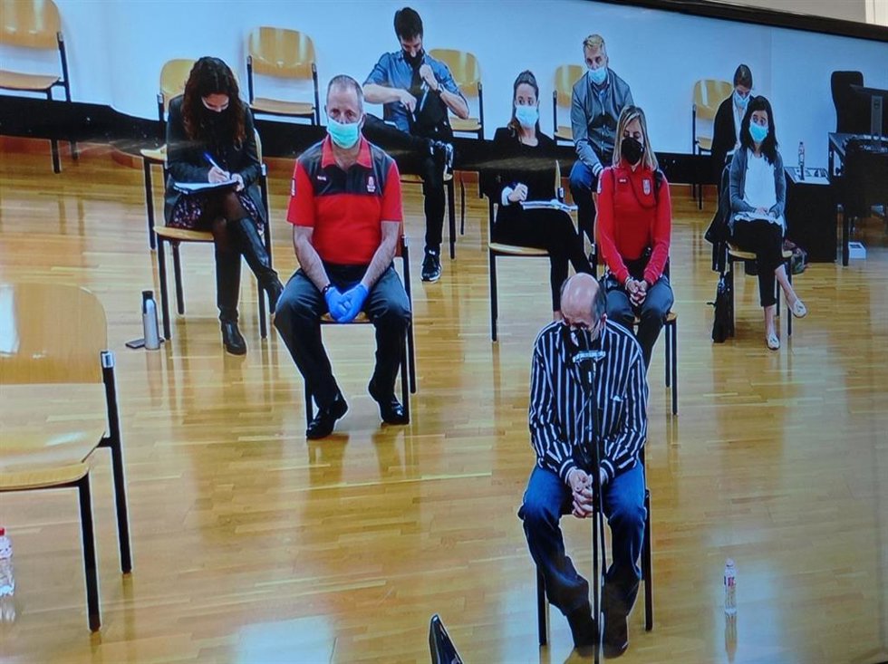 Archivo - Uno de los acusados del crimen de Cáseda en el juicio