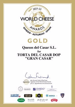 World Cheese Award"