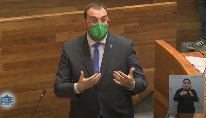 El presidente del Principado, Adrián Barbón.