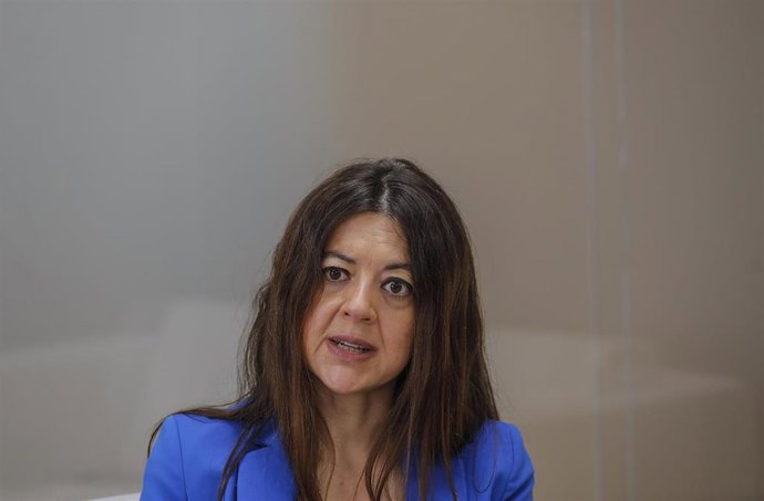 Archivo - La consellera de Innovación, Universidades, Ciencia y Sociedad Digital de la Generalitat Valenciana, Carolina Pascual, durante una entrevista a Europa Press, a 4 de junio de 2021, en Valencia