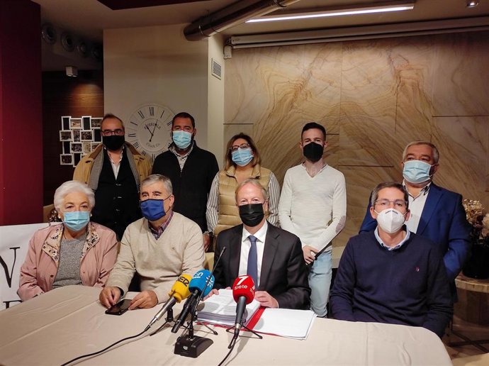 Rueda de prensa de la plataforma ciudadana Jaén Merece Más sobre el estado de su denuncia por el plan Colce