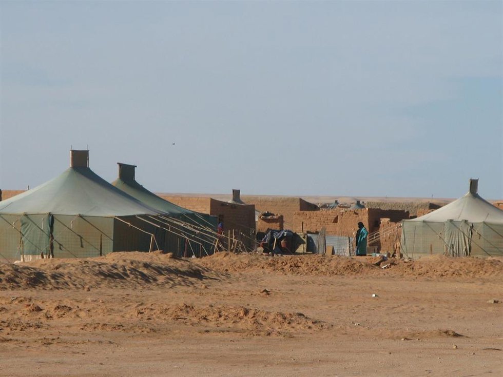 Archivo - Campo de refugiados saharauis.