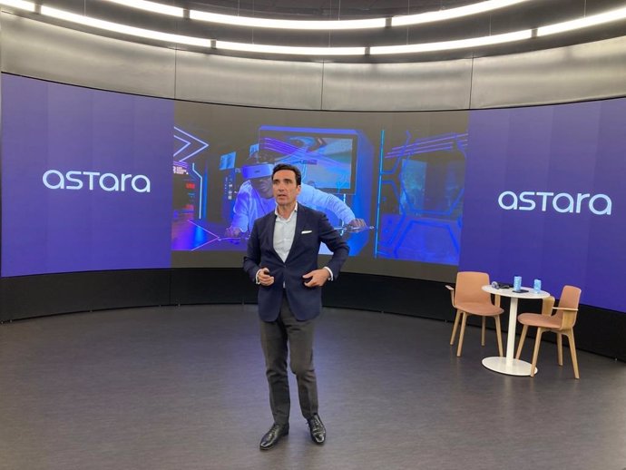 El consejero delegado de Astara, Jorge Navea, en la presentación de la nueva compañía.