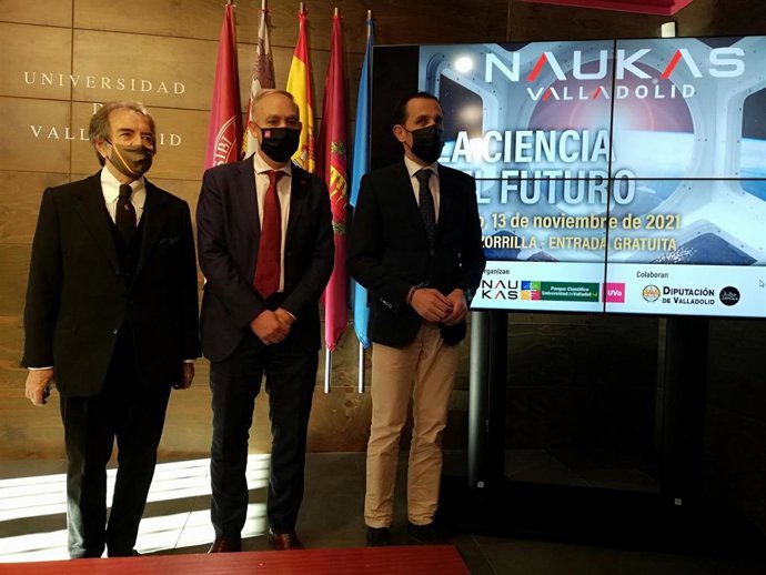 Largo, Íscar y Cornejo presentan la cuarta edición de Naukas Valladolid 2021