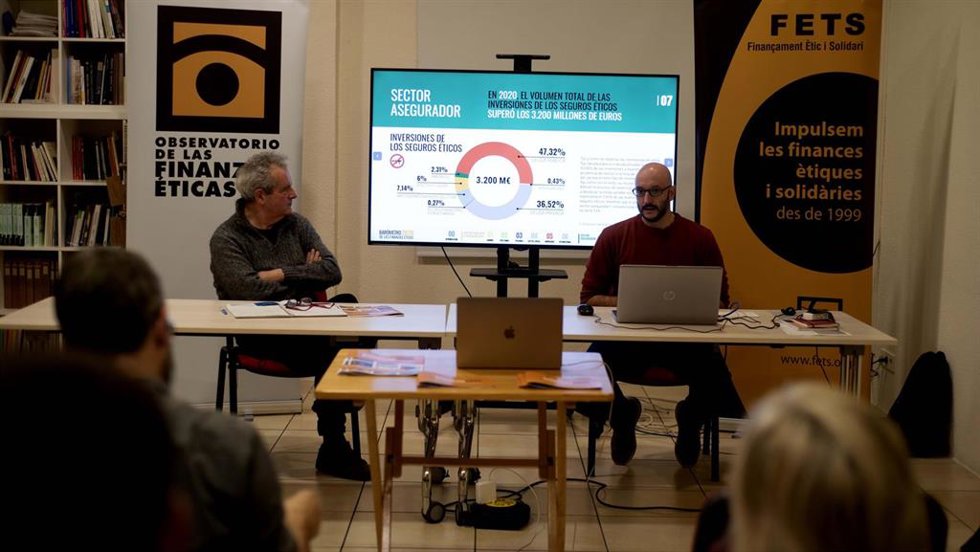 Presentación del Barómetro de las Finanzas Éticas y Solidarias 2020 realizado por el Observatorio de las Finanzas Éticas