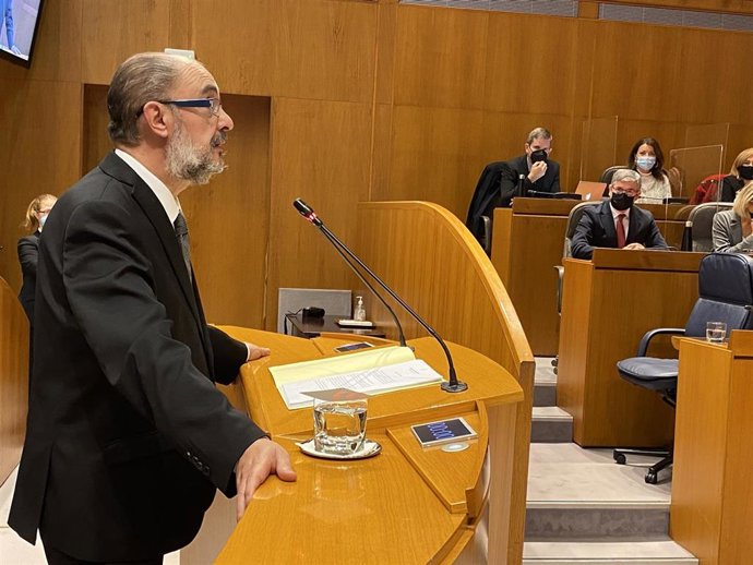 El presidente del Gobierno de Aragón, Javier Lambán.