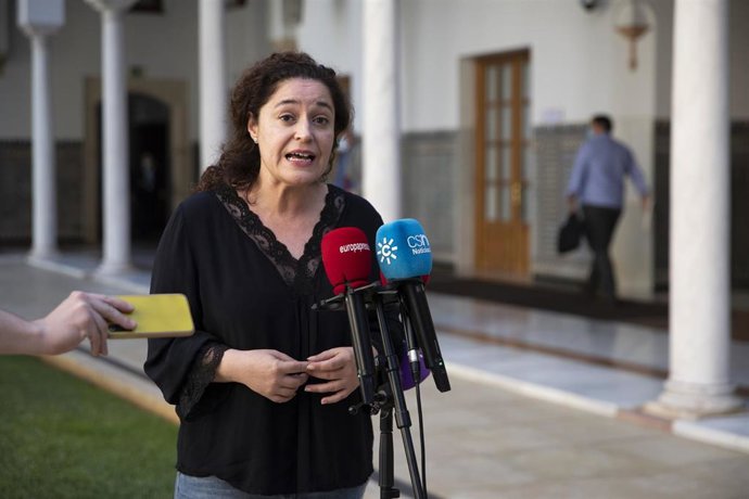 La portavoz del grupo Unidas Podemos por Andalucía, Inmaculada Nieto, en una fotografía de archivo