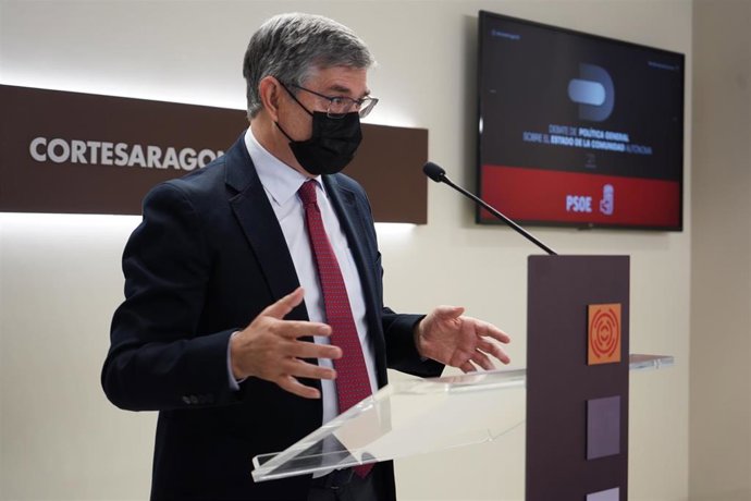 El portavoz del PSOE Aragón, Vicente Guillén.