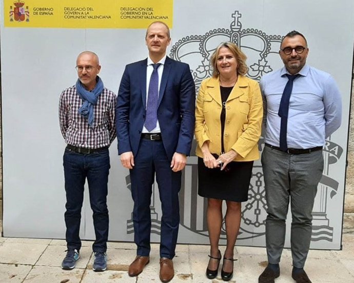Presentación de la actuación conjunta entre España y Francia para luchar contra el fraude laboral. Acto presidido por la directora de la Inspección de Trabajo y Seguridad Social en España, Carmen Collado.