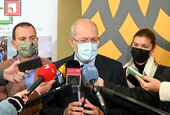 Igea atiende a los medios de comunicación en Zamora.