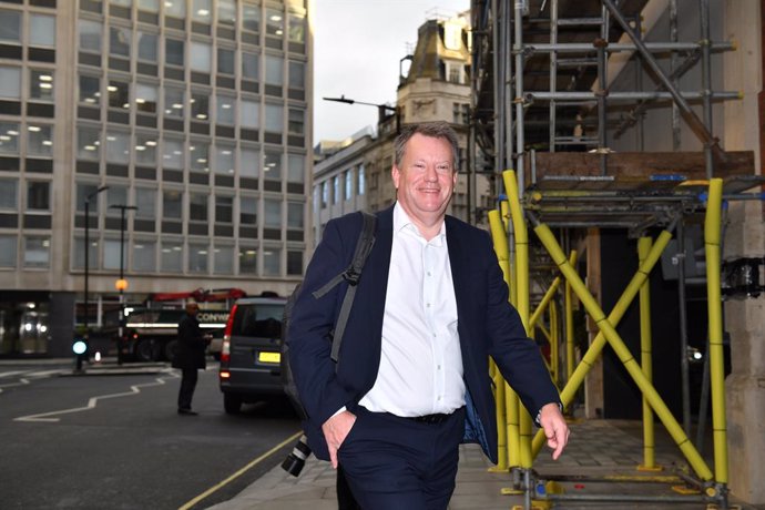 Archivo - 23 October 2020, England, London: UK Chief Brexit negotiator David Frost arrives at the Department for Business, Energy and Industrial strategy as efforts continue to strike a post-Brexit trade deal. Photo: Dominic Lipinski/PA Wire/dpa