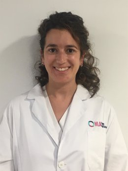 La doctora Isabel Fernández de Alba, alergóloga de HLA Inmaculada, y responsable de esta técnica en el hospital.