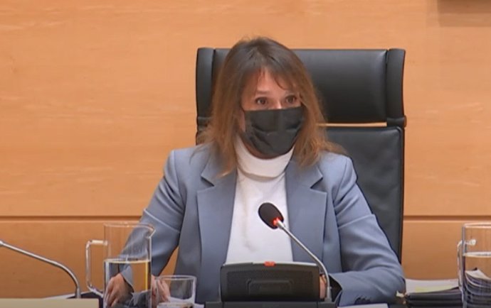 Comparecencia de la consejera de Educación de la Junta, Rocío Lucas, en la Comisión de Hacienda de las Cortes de Castilla y León.