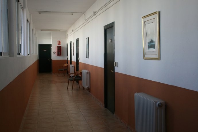Interior del albergue de temporeros de Baeza