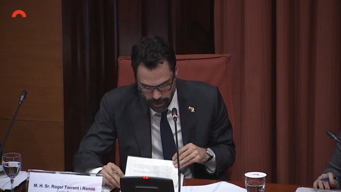 El conseller de Empresa y Trabajo de la Generalitat, Roger Torrent