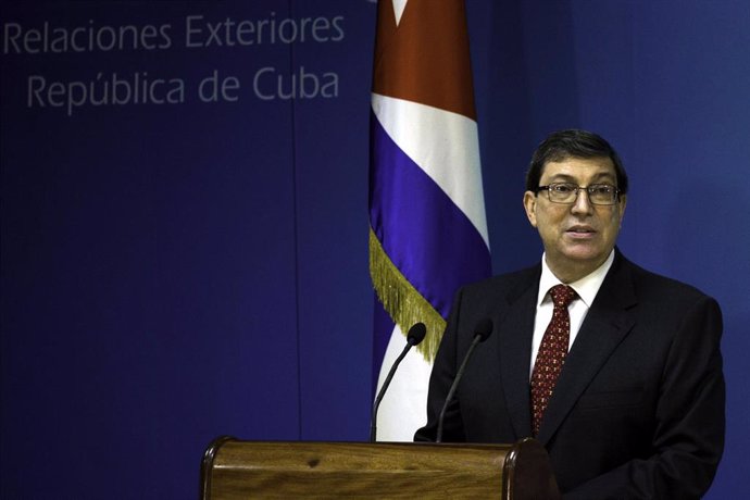 Archivo - El ministro de Exteriores de Cuba, Bruno Rodríguez.