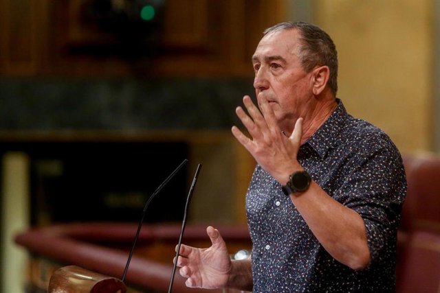 El portavoz de Compromís en el Congreso, Joan Baldoví.