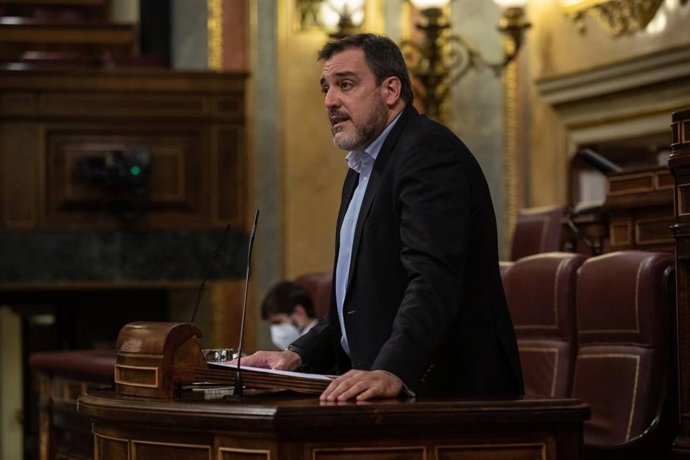 El portavoz de Ciudadanos (Cs) en la Comisión de Transportes, Movilidad y Agenda Urbana del Congreso de los Diputados, Juan Ignacio López-Bas