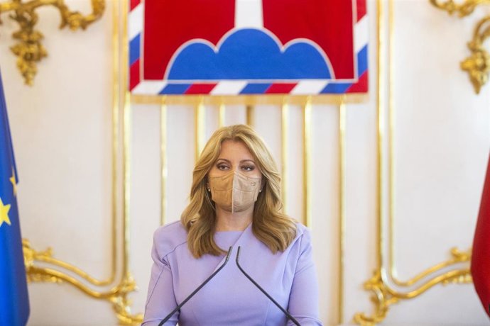 Archivo - La presidenta de Eslovaquia, Zuzana Caputova.
