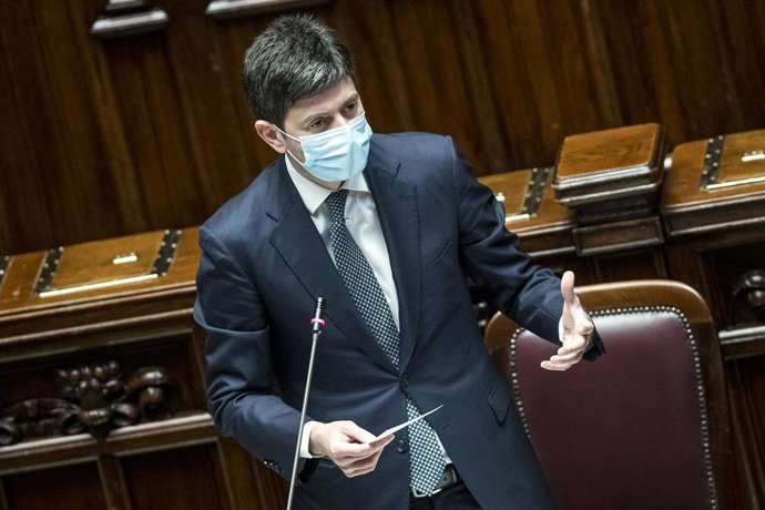 Archivo - El ministro de Salud italiano, Roberto Speranza.