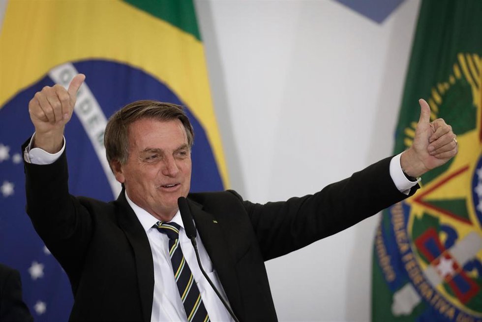 Archivo - El presidente de Brasil, Jair Bolsonaro