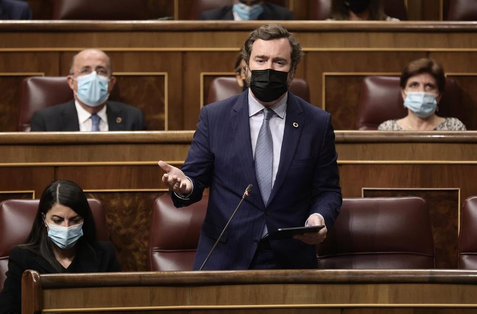El portavoz de Vox en el Congreso, Iván Espinosa de los Monteros.