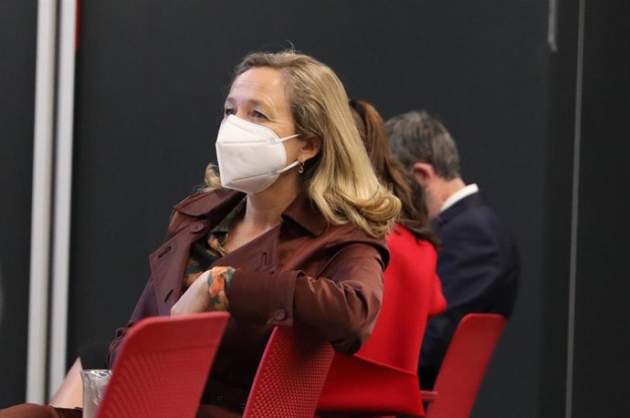 La vicepresidenta primera, Nadia Calviño.