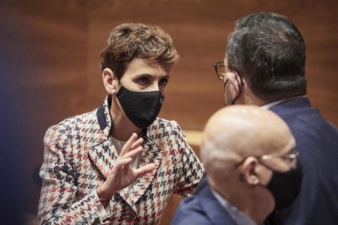 La presidenta del Gobierno de Navarra, María Chivite.